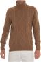 Gran Sasso Turtleneck -pullover Bruin Heren - Thumbnail 3