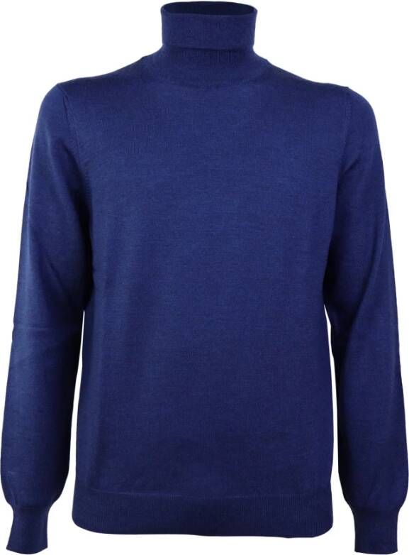 Gran Sasso Turtlenecks Blauw Heren