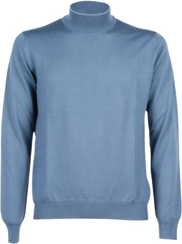 Gran Sasso Turtlenecks Blauw Heren