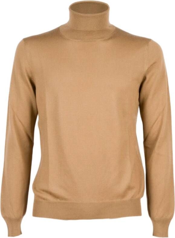 Gran Sasso Turtlenecks Bruin Heren