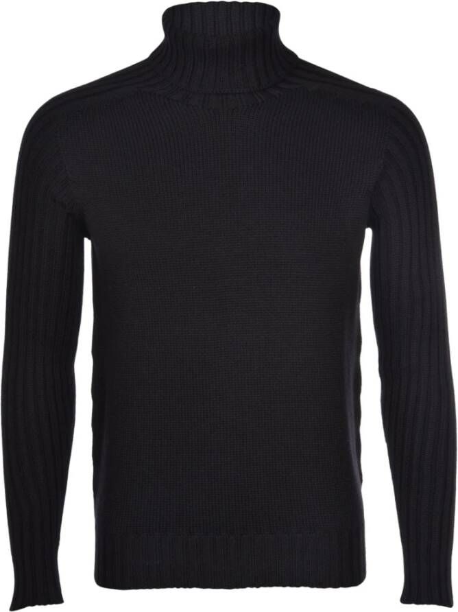 Gran Sasso Turtlenecks Zwart Heren