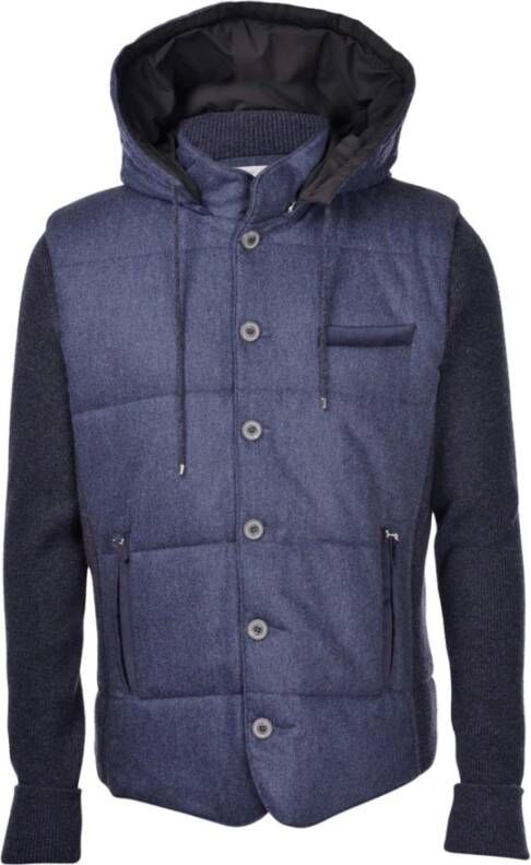 Gran Sasso wollen jack Blauw Heren