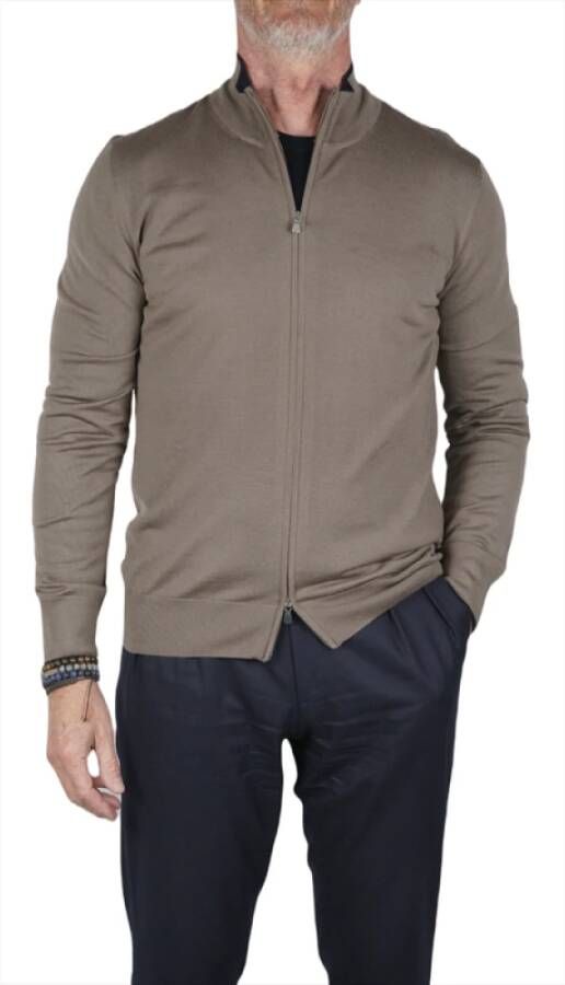 Gran Sasso Zip-throughs Beige Heren