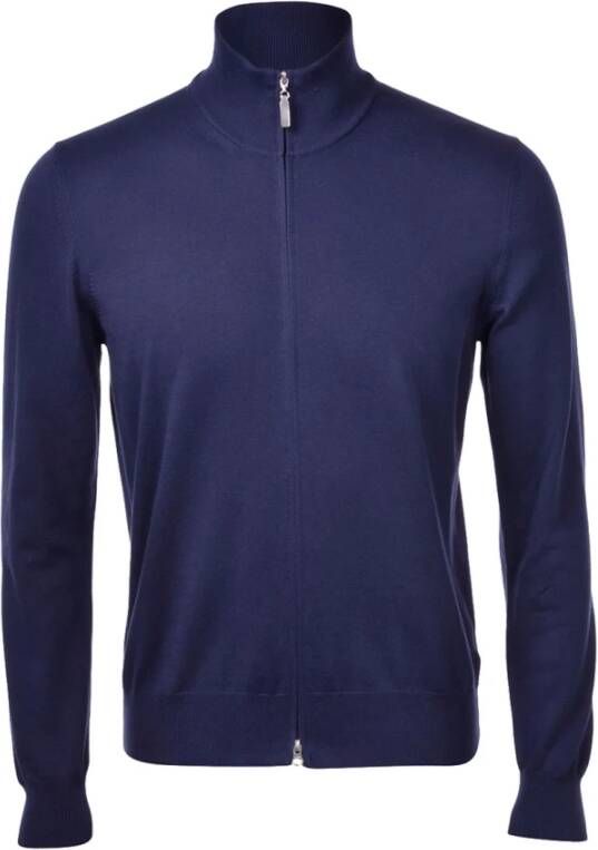 Gran Sasso Zip-throughs Blauw Heren