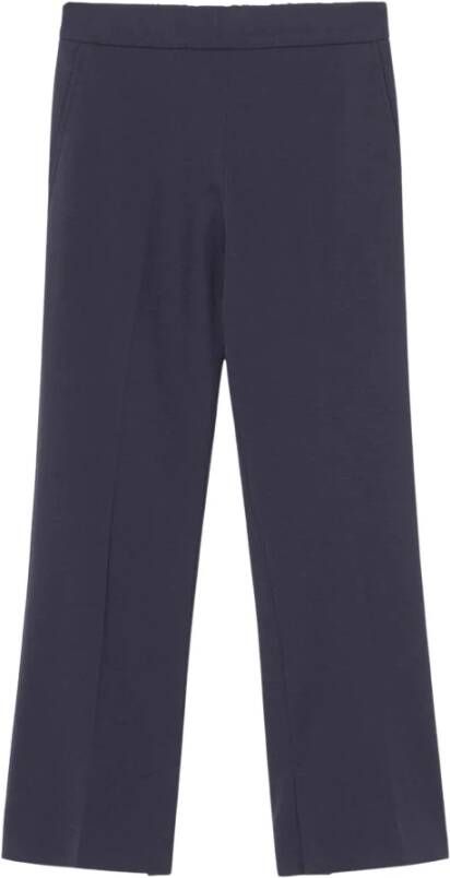 Graumann Straight Trousers Blauw Dames