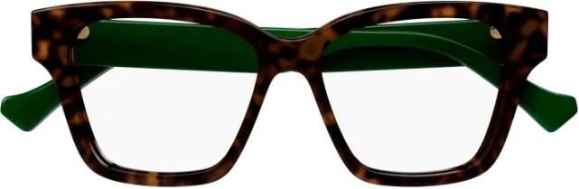 Gucci Vierkante montuur bril Gg1302O Multicolor Unisex