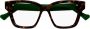 Gucci Optische Donna Recycledacetate Bril Brown Unisex - Thumbnail 1