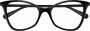 Gucci Bril Gg1360O 001 zwart transparant maat: 53 17 140 Black Dames - Thumbnail 2
