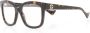 Gucci Optische Bril van Gerecycled Acetaat Brown Unisex - Thumbnail 1