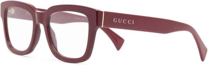 Gucci Upgrade je bril met deze brillen Rood Dames