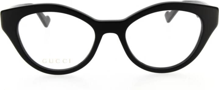 Gucci Minimalistische Cat-Eye Zonnebril Black Unisex