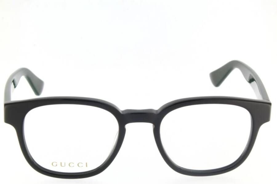 Gucci Zwarte Groene Transparante Bril Black Unisex