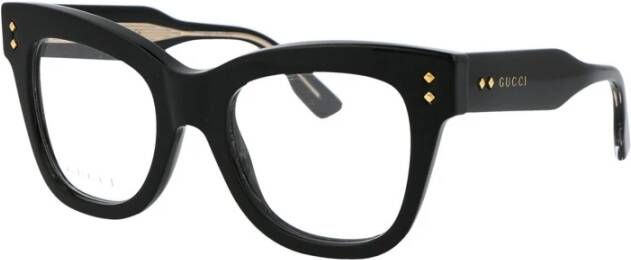 Gucci Klassiek Zwart Optisch Montuur Black Dames
