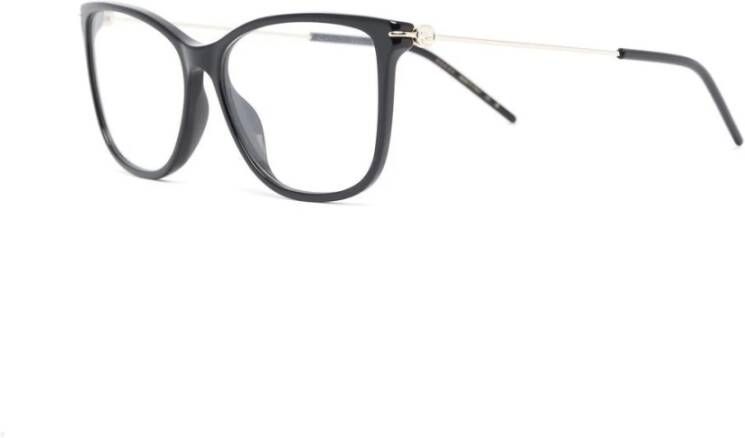 Gucci Dames Cateye Bril in Zwart Acetaat Black Dames