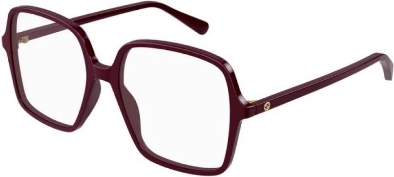 Gucci Chic Bordeaux Bril voor Rood