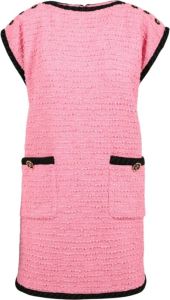 Gucci Cotton-Blend Tweed Dress Roze Dames