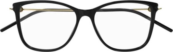 Gucci Dames Cateye Bril in Zwart Acetaat Black Dames