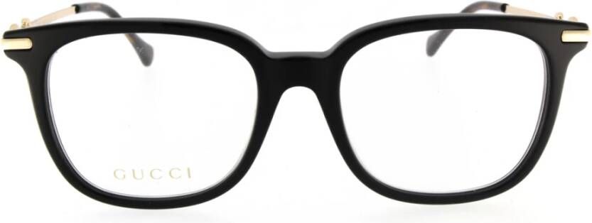 Gucci Zwarte Gouden Transparante Bril Black Dames