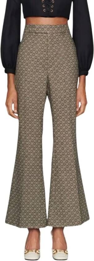 Gucci Flare Broek 616539Zafvn2118 Meerkleurig Dames