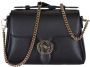 Gucci GG Interlocking Top Handle Shoulder Tas Zwart Dames - Thumbnail 1