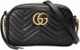 Gucci GG Marmont Small Matelassé Shoulder Tas Zwart Dames - Thumbnail 1