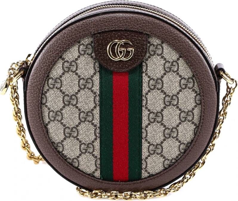 Gucci GG Supreme Schoudertas Beige Dames