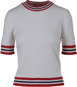 Gucci Gg Wool Sweater Wit Dames
