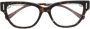 Gucci Gg1205O 002 Optisch frame Bruin Dames - Thumbnail 1