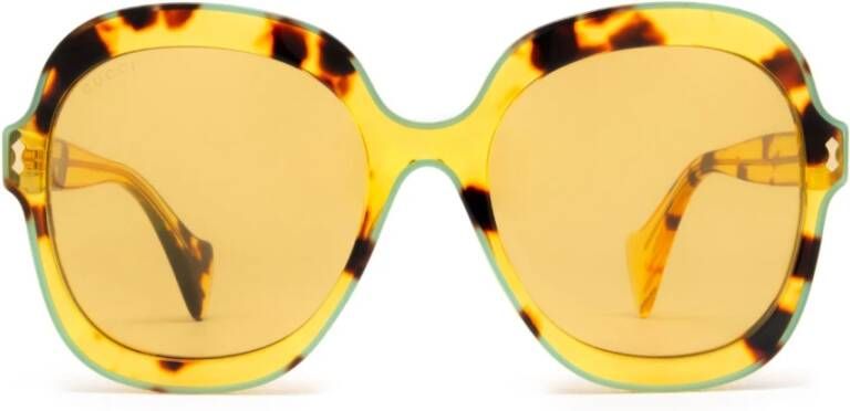 Gucci Oversize zonnebril Gg1240S-003 Havana Brown Dames