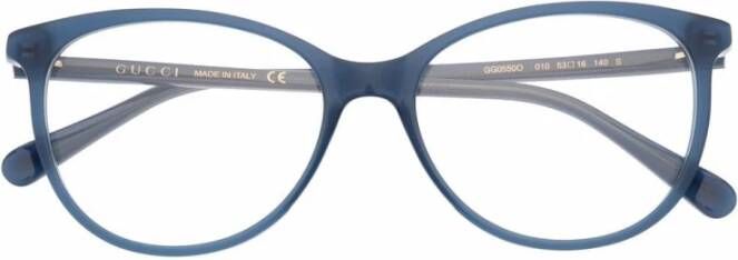 Gucci Gg0550O 010 Optisch frame Blauw Dames