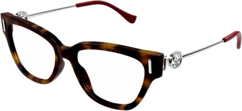 Gucci Glasses Bruin Dames