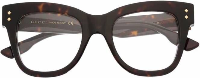 Gucci Stijlvolle zonnebril voor modieuze uitstraling Brown Unisex