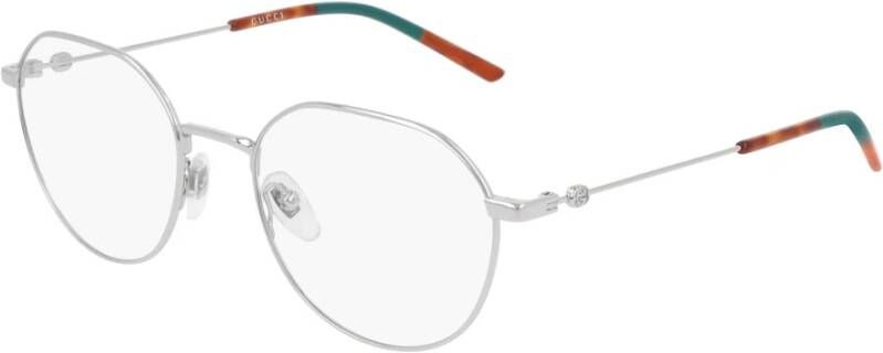 Gucci Bril Gg0684O 002 zilver transparant Gray Dames