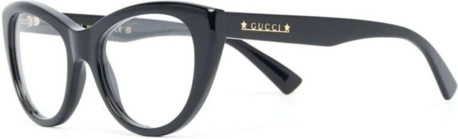 Gucci Elegante Gg1172O Bril in Zwart Transparant Black Unisex