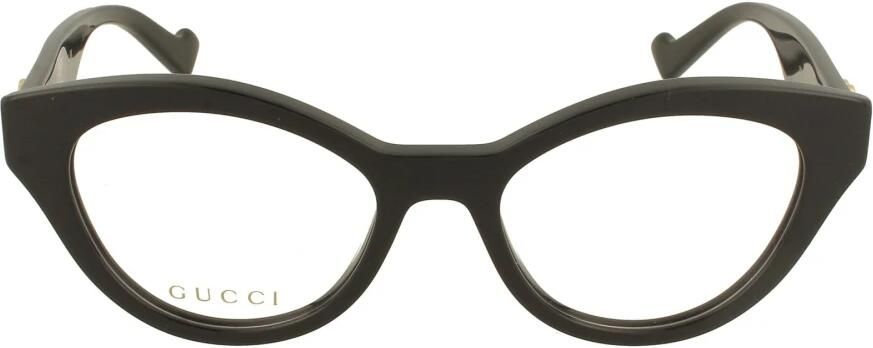 Gucci Minimalistische Cat-Eye Zonnebril Black Unisex