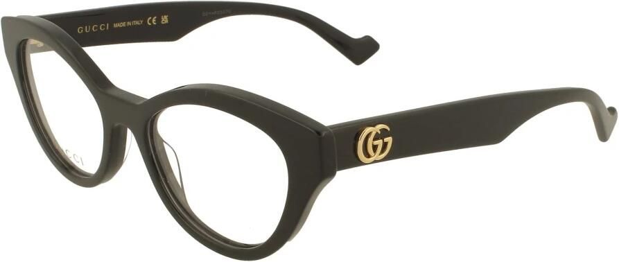 Gucci Minimalistische Cat-Eye Zonnebril Black Unisex - Foto 5