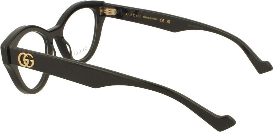 Gucci Minimalistische Cat-Eye Zonnebril Black Unisex - Foto 4