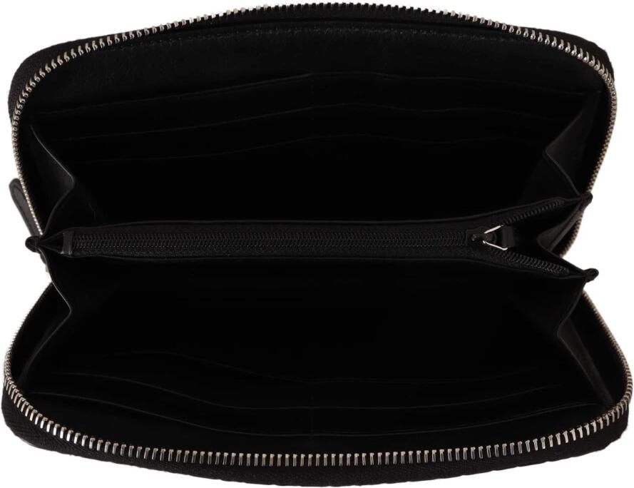 Gucci Elegante Zwarte Leren Portemonnee met Rits Black Dames - Foto 2