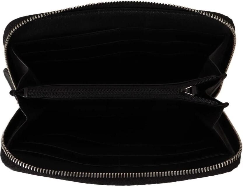 Gucci Zwarte GG Supreme Portemonnee met Rits Black Dames - Foto 3