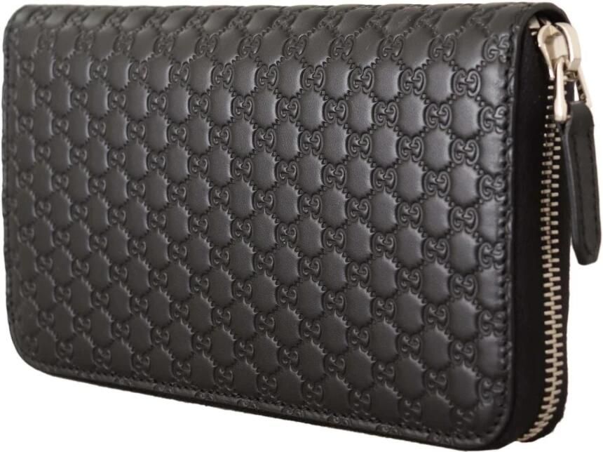 Gucci Zwarte GG Supreme Portemonnee met Rits Black Dames - Foto 2