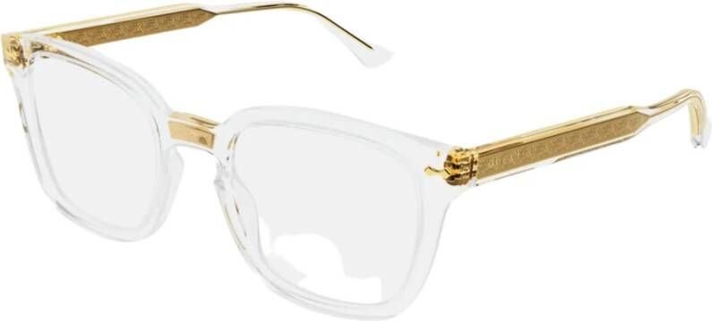 Gucci Kristallen Vierkant Frame Yellow Dames