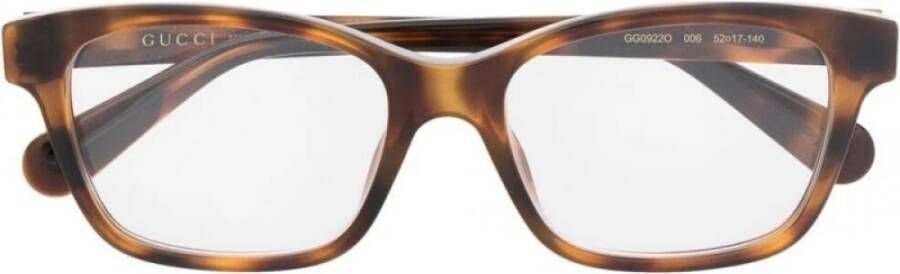Gucci Stijlvolle Brilmontuur Gg0922O Brown Unisex