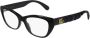 Gucci Moderne zwarte montuurbril Zwart Dames - Thumbnail 3