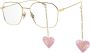 Gucci Multicolor Nylon Bril Geel Dames - Thumbnail 1