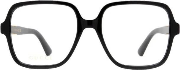 Gucci Retro Vierkante Bril Zwart Dames