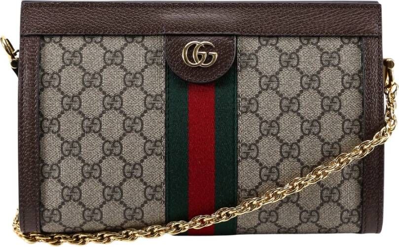 Gucci Shoulder Bags Beige Dames