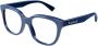 Gucci Blauw Transparante Gg1173O Bril Blue Unisex - Thumbnail 3