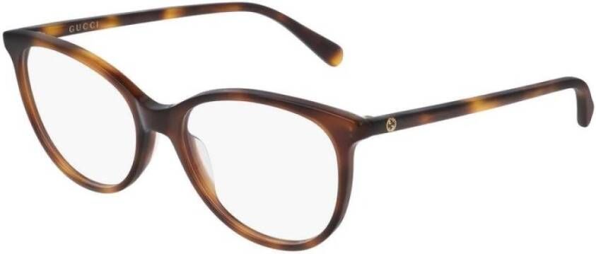 Gucci Stijlvol Brillenmontuur Brown Unisex