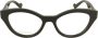 Gucci Minimalistische Cat-Eye Zonnebril Black Unisex - Thumbnail 1