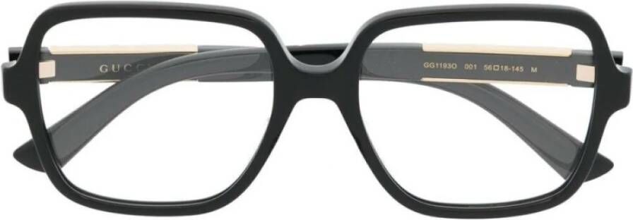 Gucci Klassiek Zwart Optisch Montuur Black Dames